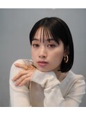 シンプルミニマムおしゃれなボブヘア