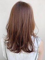 美髪サイドバングセミディ斜めバングこなれヘア#250f0709