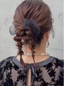 ショコラ ウメダ(Chocolat UMEDA) #パーティーヘアアレンジ #お呼ばれヘア