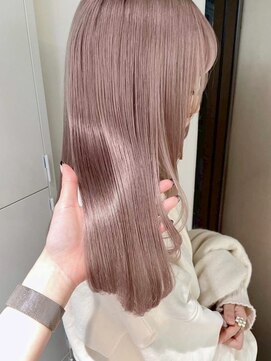 ペレ 梅田(PELE) くびれヘア／アプリコットオレンジ/夏のヘアアレンジ/梅田