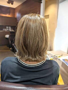ヘアーズファイン(hair's fine) 大人ボブ◎オータムカラー×髪質改善/艶髪/潤い