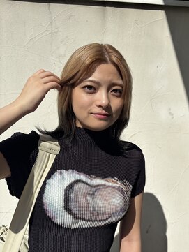 アッシュ 中目黒店(Ash) ベージュ×ブラックのグラデーションカラー！