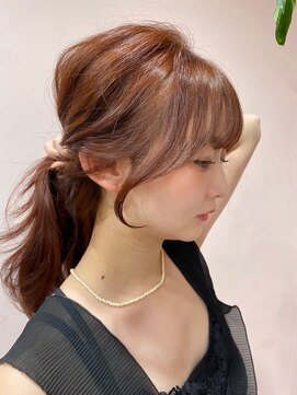 ボタン シブヤ(VOTAN SHIBUYA) カラー/レイヤー/レッド/韓国ヘア/渋谷/顔まわり