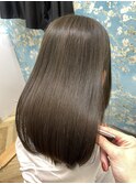 髪質改善オリーブグレージュ