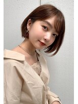 エル 横浜(eL)&nbsp;デザインカラー グランマッシュ フェイスフレーミング暗めカラー