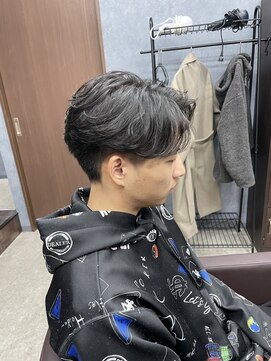 クレオ 福大通り店(CREO) センターパート×フェザーパーマ