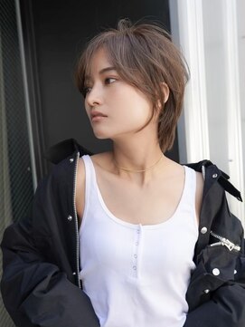 ギークス(GEEKS) 【GEEKS渋谷】ナチュラルショートウルフ/20代30代/冬カラー/小顔