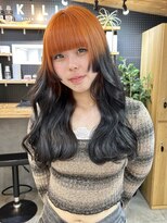 キラ 原宿(KILLA)&nbsp;ココアベージュ/オリーブグレー/小顔/黒髪/クラゲヘアー/原宿