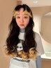 【 myu指名】カット+ポイントデザインカラー ¥26,950→