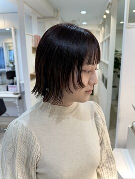 リブレ ショート(LIBRE) 【恵比寿 LIBRE@植松】 切りっぱなし 大人ボブ 小顔似合わせ