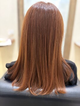 ヘアーサロン ソピアー(Hair salon Sophia) オレンジツヤカラー