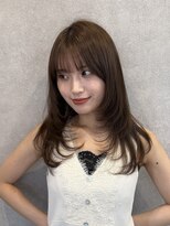 ミレバイジェニー (mirae by geny) 韓国ヘア 小顔レイヤーカット × 透明感艶カラーA