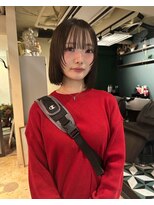 グッドフェローズ キタホリエ(GoodFellas kitahorie)&nbsp;ナチュラルストレートレイヤーボブで小顔魅せハイトーン艶感