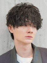 フィフス 大分(fifth)&nbsp;大分シャドウパーマメンズカットラウンドマッシュツーブロック
