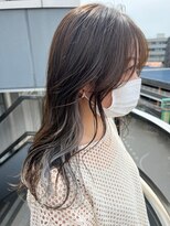 hyon myon/RISEbyREVO 綾瀬店【ヒョンミョン】&nbsp;ハッシュカット/デザインカラー/グレージュ[綾瀬駅/韓国ヘア]