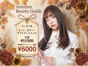 カラーサロンビスカリア 相模原エリア 淵野辺駅店(Color salon Biscaria)の写真/【新規￥6000】カット+カラー+ケアTrのお手頃価格で理想の艶髪へ！料金を気にせず毎月通える♪