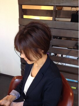 ネスト ヘアーデザイン(NEST hair design) 【NEST 札幌】前下がりショートボブ