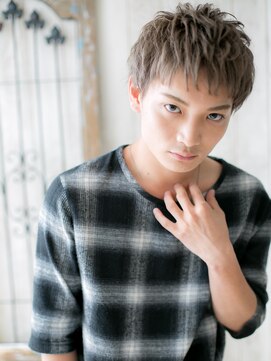 グルーミングサロン バーバー キャッスル 北浦和西口(Grooming salon Barber Castle) ハイトーンの束感マッシュj