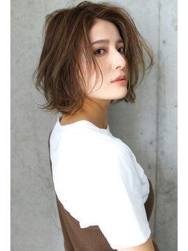 ロゼ 石橋(Rose) 【ROSE/石橋】くびれセミディ/無造作カール/ボブ er2