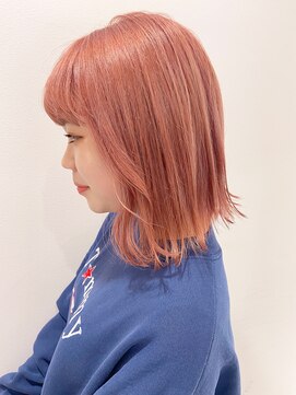 ゲーム 原宿店(GAME) ブロッサムピンク × 韓国風ボブ