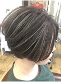 ハイライトハンサムショート