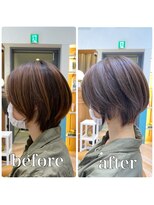 ロンド レグリーズ 立川(Lond leglise)&nbsp;くびれショート×大人かわいい×丸みショート×20代30代40代