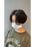 ショート　ニュアンスパーマ　大人ショート　20代　30代