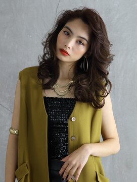 ヘアーカッティングガーデン ジャック モアザン 近鉄奈良店 エレガントカール/かき上げヘア[奈良/大和西大寺駅/白髪ぼかし]