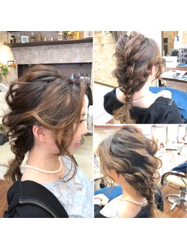 ヘアーピース(Hair Peace) 網下ろしパーティーヘア