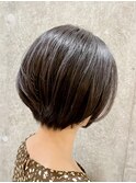 【大須賀晴江】ツヤ髪ショートボブ