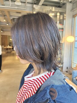 オーガニック リブ 川越(organic+live) 20代30代大人可愛いアッシュベージュくびれウルフ透明感