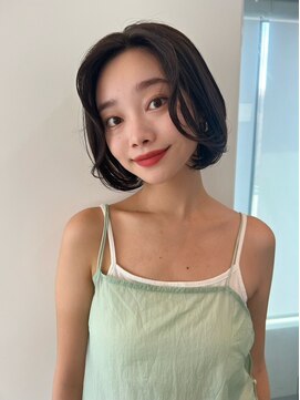 ラル 立川(lar) ワンホンボブタンバリモリボブ韓国_前髪マチルダボブ