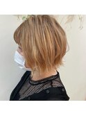 ニュアンスボブ×ハイトーンカラー 20代30代40代