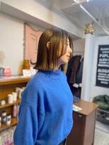 アンドチル 渋谷(AND CHILL)&nbsp;ミディアムボブ/サイドバング/タッセルボブ　渋谷