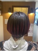 前下がりショートボブ
