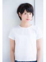 ラフ フロム ガーデン(Laf from GARDEN)&nbsp;黒髪/大人ショート/簡単スタイリング