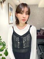 ボブウルフレイヤーボブくびれボブレイヤーカットブリーチなし