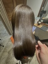 リジェール 鶴舞店&nbsp;ロング×艶髪オリーブグレージュ