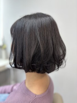 アオ 花咲町(a-o) 大人ふんわりボブ×髪質改善カラー♪