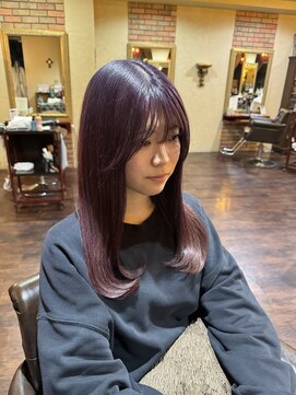 フェイバー 赤坂店(FAVOR) ワンブリーチでできるラベンダーグレージュ