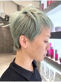 ピクシーショート ペールグリーン ベリーショート