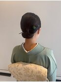 エレガントな訪問着着付け