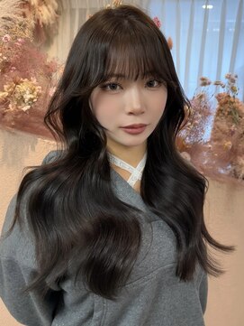 ユニ 表参道(uni) #51/韓国/韓国風/レイヤーカット/後れ毛/くびれヘア/前髪/表参道