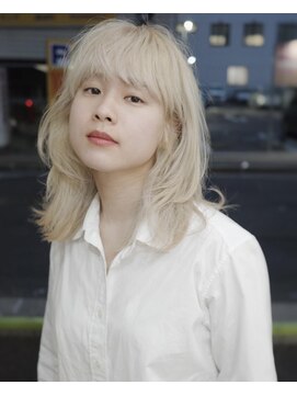 ヘアーサロン グラブ(hair Salon grab) 2ブリーチで作るブロンドカラー