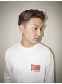 BURGメンズカットアップバングスパイキーショートスキンフェード