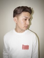 BURGメンズカットアップバングスパイキーショートスキンフェード