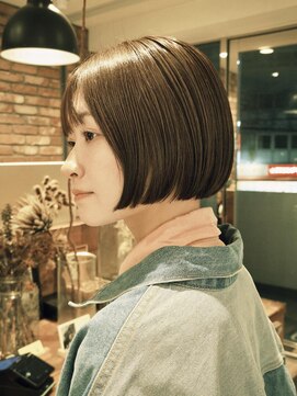 ボコカ(bococa) 【macana指名】ボブ オリーブブラウン ブリーチ無し