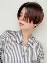 美髪 ブルーブラック ハンサムショート かっこ可愛い イメチェン