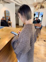 ヨハク 大阪梅田中崎町(yohaku)&nbsp;グラデーション×切りっぱなしボブ