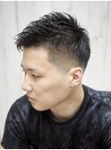 メンズビジネスショートフェード